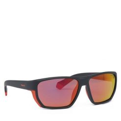 Okulary przeciwsłoneczne Polaroid. Czarne okulary przeciwsłoneczne męskie Polaroid, bez wzorów. Za 169.99 zł.
