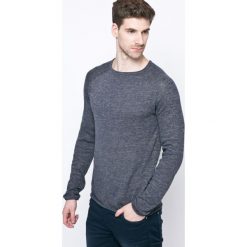 Blend - Sweter. Szare swetry męskie Blend, z bawełny, z okrągłym kołnierzem. W wyprzedaży za 59.90 zł.