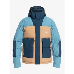 Kurtka zimowa męska Quiksilver Nomad Waterproof. Niebieskie kurtki męskie Quiksilver, na zimę, l, bez wzorów, sportowe, bez ramiączek, bez kaptura. W wyprzedaży za 575.00 zł.