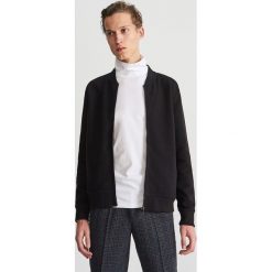 Bluza z prążkowanej dzianiny - Czarny. Bluzy nierozpinane męskie marki Reserved. Za 139.99 zł.