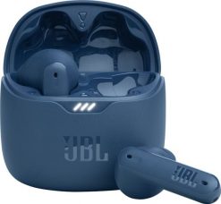 Słuchawki JBL Tune Flex Niebieskie. Niebieskie słuchawki bluetooth JBL. Za 299.98 zł.