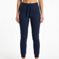 Spodnie sportowe z bawełny PANT F SKINNY oversize. Niebieskie buty do biegania męskie Legea, bez wzorów, z bawełny, do biegania. W wyprzedaży za 94.50 zł.