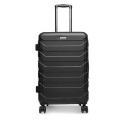 Walizka średnia GINO ROSSI. Czarne walizki męskie Gino Rossi, bez wzorów, średnie. Za 279.99 zł.