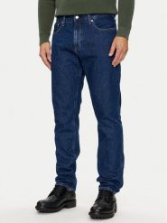 Calvin Klein Jeans Jeansy Authentic J30J325891 Granatowy Straight Fit. Niebieskie jeansy męskie Calvin Klein Jeans, bez wzorów, z bawełny. Za 459.99 zł.