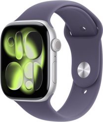 Smartwatch Apple Watch Series 11 GPS + Cellular 46mm Silver Aluminiowa Case with Fioletowa Fog Sport Band - S/M. Fioletowe zegarki smartwatch Apple. Za 2,714.63 zł.