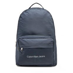 Plecak Calvin Klein Jeans. Niebieskie plecaki męskie Calvin Klein Jeans, bez wzorów, z jeansu. Za 179.99 zł.