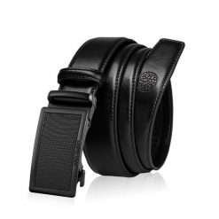 Skórzany pasek męski BETLEWSKI Czarny 120. Czarne paski męskie Betlewski, bez wzorów, ze skóry. Za 99.99 zł.