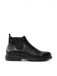 Geox Sztyblety U Ottavio C U16DCC 00043 C9999 Czarny. Czarne sztyblety męskie Geox, ze skóry, bez obcasa, bez zapięcia. Za 439.99 zł.