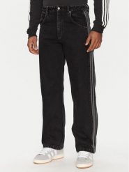 Adidas Jeansy adicolor Denim Firebird JC6718 Czarny Straight Fit. Czarne jeansy męskie ADIDAS, bez wzorów, z bawełny. Za 259.99 zł.