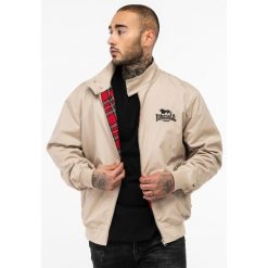 Kurtka z dresu Lonsdale Classic. Brązowe kurtki męskie Lonsdale, bez wzorów, z dresówki, sportowe, bez ramiączek, bez kaptura. Za 368.10 zł.
