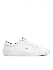 Tommy Hilfiger Sneakersy Iconic Long Lace Sneaker FM0FM01536 Biały. Białe buty sportowe na co dzień męskie Tommy Hilfiger, m, bez wzorów, z materiału, bez ramiączek, bez kaptura. Za 179.99 zł.
