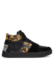 Versace Jeans Couture Sneakersy 79YA3SJ7 ZPB44 Czarny. Czarne buty sportowe na co dzień męskie Versace Jeans Couture, m, bez wzorów, z jeansu, bez ramiączek, bez kaptura. Za 659.99 zł.