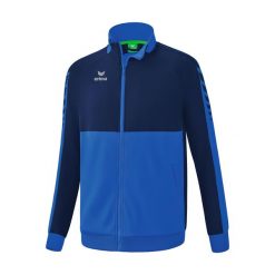 Kurtka Erima Worker Six Wings. Niebieskie kurtki męskie Erima, s, bez wzorów, z materiału, sportowe, bez ramiączek, bez kaptura. Za 178.50 zł.