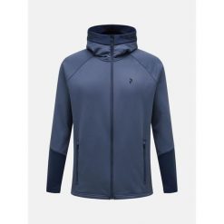 Bluza Peak Performance męska Rider Zip Jacket. Niebieskie bluzy nierozpinane męskie Peak Performance, m, bez wzorów, sportowe, bez ramiączek, bez kaptura. W wyprzedaży za 599.00 zł.