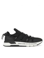 Versace Jeans Couture Sneakersy 78YA3SA6 Czarny. Czarne buty sportowe na co dzień męskie Versace Jeans Couture, m, bez wzorów, z jeansu, bez ramiączek, bez kaptura. Za 399.99 zł.