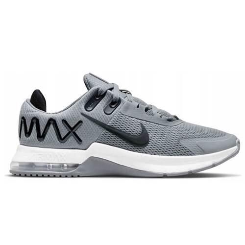 Buty treningowe męskie Nike Air Max Alpha Trainer 4. Szare buty treningowe męskie Nike, bez wzorów, z materiału, bez zapięcia, na fitness i siłownię, nike air max. Za 508.00 zł.