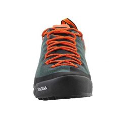 Buty trekkingowe męskie Wildfire Canvas. Czarne buty zimowe męskie Salewa, bez wzorów, sportowe, bez obcasa, bez zapięcia. Za 723.40 zł.