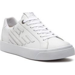 Sneakersy EA7 EMPORIO ARMANI - X8X004 XK005 00001 White. Białe buty sportowe na co dzień męskie EA7 Emporio Armani, z materiału. Za 819.00 zł.