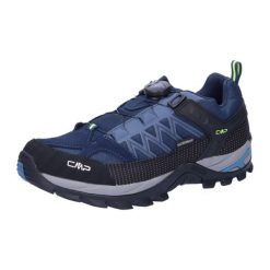 Buty sportowe męskie trekkingowe CMP Rigel wodoodporne FITGO. Czarne buty trekkingowe męskie CMP, bez wzorów, ze skóry, bez zapięcia, trekkingowe. Za 349.95 zł.