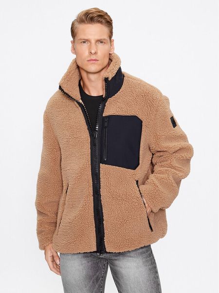 Moose Knuckles Kurtka przejściowa Saglek M32MS618 Brązowy Regular Fit. Brązowe kurtki męskie Moose Knuckles, m, bez wzorów, z syntetyku, bez ramiączek, bez kaptura. Za 979.99 zł.