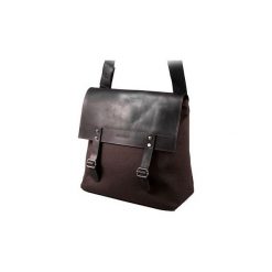 Stylowa torba na ramię z klapą brodrene ml18 brąz + ciemny brąz. Torby męskie na ramię marki Brødrene. Za 350.00 zł.