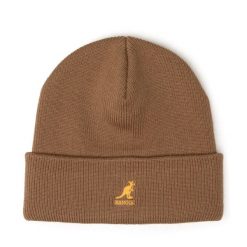 Czapka Kangol. Brązowe czapki męskie Kangol, na zimę, bez wzorów. Za 239.99 zł.