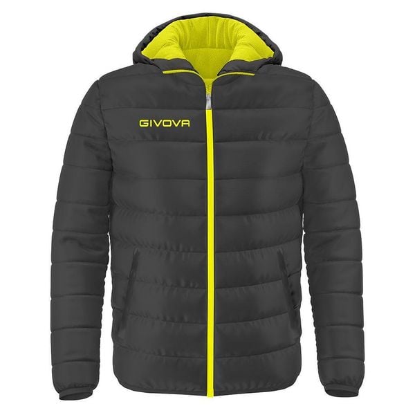 Kurtka Givova Olanda. Szare kurtki męskie Givova, bez wzorów, z puchu, sportowe, bez ramiączek, bez kaptura. Za 199.94 zł.