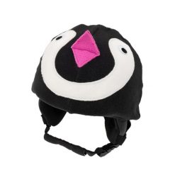 Czapka / nakładka na kask narciarski PINGWIN. Czarne czapki męskie CASCO, na zimę, bez wzorów, sportowe. Za 25.00 zł.