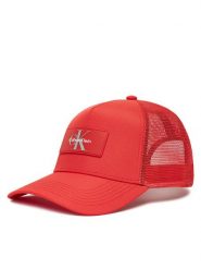 Calvin Klein Czapka z daszkiem Logo LV04D5025G Czerwony. Czerwone czapki męskie Calvin Klein, bez wzorów, z materiału. Za 219.99 zł.