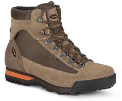 Buty trekkingowe męskie Aku U'S SLOPE GTX, light brown/ orange, 41. Brązowe buty trekkingowe męskie Aku, bez wzorów, bez zapięcia. Za 653.67 zł.