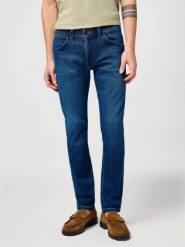 WRANGLER MĘSKIE SPODNIE JEANSOWE WRANGLER BRYSON DANDELION SUMMER 112362555. Jeansy męskie Wrangler, bez wzorów, z jeansu. Za 219.99 zł.