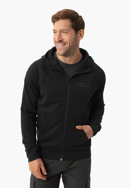 Bluza dresowa B-ANDRE. Czarne bluzy rozpinane męskie Volcano, m, bez wzorów, z dresówki, z kapturem. Za 179.99 zł.