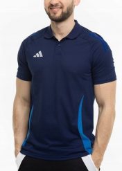 Koszulka męska adidas Tiro 24 Competition Polo granatowa IR7564 M. Koszulki polo męskie ADIDAS, m, bez wzorów, bez kołnierzyka, bez ramiączek. Za 138.68 zł.