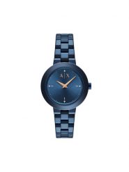 Armani Exchange Zegarek AX5175 Niebieski. Niebieskie, analogowe zegarki męskie Armani Exchange. Za 849.99 zł.