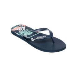 Klapki JAVA GOOD PALM Niebieski Mężczyźni. Niebieskie klapki i japonki męskie Quiksilver, bez wzorów, z gumy. Za 89.00 zł.