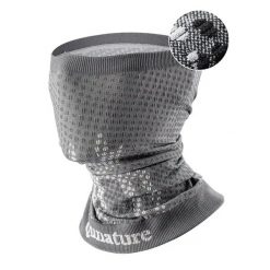 Komin narciarski Qunature bandana sportowa unisex. Szare szaliki męskie QUNATURE, na zimę, bez wzorów, sportowe. Za 39.99 zł.