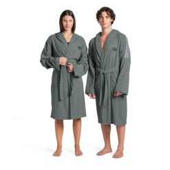 Szlafrok Arena Team Stripe Robe. Szare szlafroki męskie ARENA, m, bez wzorów, bez kaptura. Za 219.99 zł.