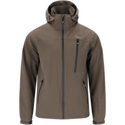 Kurtka wodoodporna Weather Report Delton. Brązowe kurtki męskie Weather Report, m, bez wzorów, bez ramiączek, bez kaptura. Za 379.50 zł.