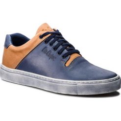 Sneakersy LEE COOPER - LCJP-18-01-011 Navy/Lt. Brown. Niebieskie buty sportowe na co dzień męskie Lee Cooper, z materiału, eleganckie. W wyprzedaży za 239.00 zł.