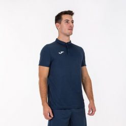Koszulka polo do tenisa męska Joma Hobby. Niebieskie koszulki polo męskie Joma, l, bez wzorów, sportowe, bez kołnierzyka, bez ramiączek. Za 159.00 zł.