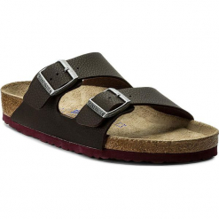 Klapki BIRKENSTOCK - Arizona Bs 1005712 Desert Soil Espresso. Brązowe klapki i japonki męskie Birkenstock, ze skóry ekologicznej. W wyprzedaży za 229.00 zł.