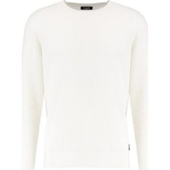 Calvin Klein SASMA STRUCTURED Sweter white. Kardigany męskie marki Calvin Klein. W wyprzedaży za 349.30 zł.