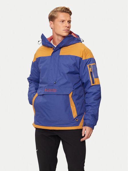 Columbia Kurtka anorak Challenger™ II 2090991 Niebieski Active Fit. Niebieskie kurtki outdoor męskie Columbia, m, bez wzorów, z syntetyku, bez kaptura, outdoorowe. Za 529.99 zł.