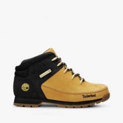 Timberland Euro Sprint Hiker Buty outdoorowe męskie. Brązowe buty trekkingowe męskie Timberland, na zimę, bez wzorów, z gumy, bez zapięcia, do biegania. W wyprzedaży za 583.99 zł.
