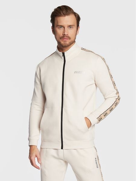 Guess Bluza Mickey Z2YQ10 KB3P2 Écru Regular Fit. Bluzy rozpinane męskie Guess, m, z aplikacjami, z syntetyku, bez ramiączek, bez kaptura. Za 435.00 zł.