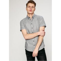 Blend - Koszula. Szare koszule męskie Blend, z bawełny, button down, z krótkim rękawem. W wyprzedaży za 69.90 zł.