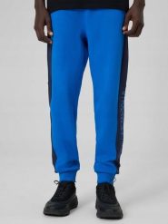 4f Spodnie dresowe 4F Męskie joggery niebieskie M. Niebieskie długie spodnie sportowe męskie 4f, bez wzorów, z dresówki. Za 119.00 zł.