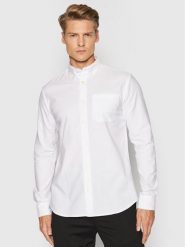 Selected Homme Koszula Rick 16077359 Biały Regular Fit. Białe koszule męskie Selected Homme, l, bez wzorów, z bawełny, bez kołnierzyka, bez ramiączek. Za 179.99 zł.