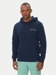 Tommy Hilfiger Bluza Color Photo MW0MW39151 Granatowy Regular Fit. Niebieskie bluzy nierozpinane męskie Tommy Hilfiger, m, bez wzorów, z bawełny, bez ramiączek, bez kaptura. Za 399.99 zł.