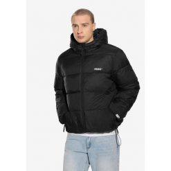 Kurtka turystyczna męska Prosto Jacket 404 zimowa. Czarne kurtki męskie Prosto., na zimę, m, bez wzorów, bez ramiączek, bez kaptura. W wyprzedaży za 391.99 zł.